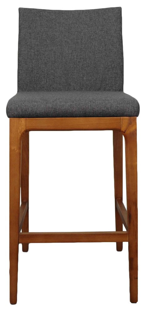 Devon Counter stool Walnut LegsSet of 2, Night Shade, Fabric
