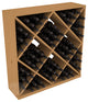 Solid Diamond Wine Storage Cube, Pine, Oak