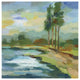 "Early Spring Landscape II" Digital Paper Print by Silvia Vassileva, 42"x42"