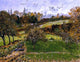 Alfred Sisley Autumn Landscape Louveciennnes, 21"x28" Wall Decal