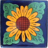 6x6 4 pcs Sunflower Talavera Mexican Tile II