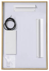 Modern Brass Led Mirror