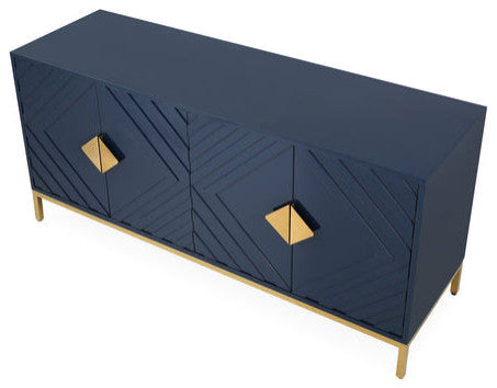 64" Tennant Brand Desata Versatile Sideboard, Navy Blue