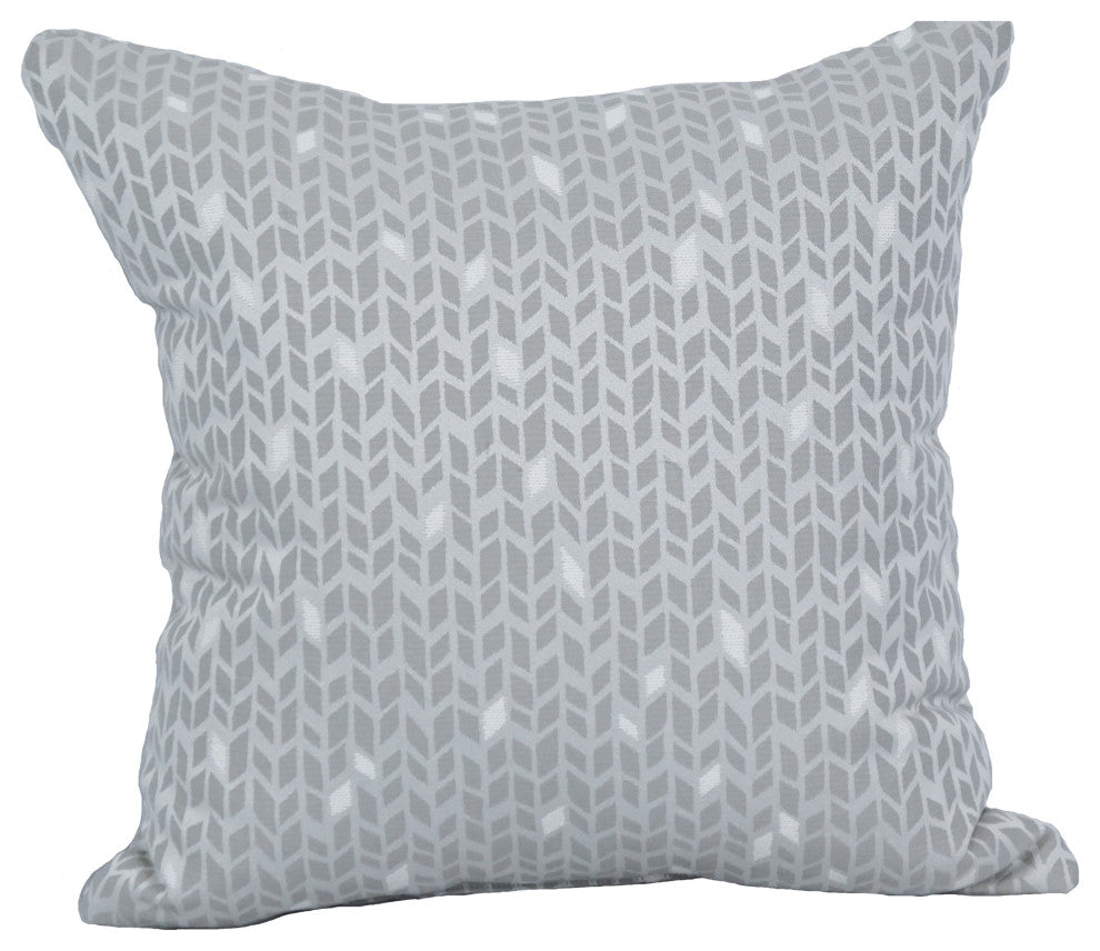 17" Jacquard Throw Pillows With Inserts, Set of 4, Banyan Linen