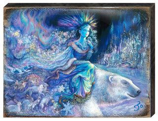 Polar Princess Wall and Table Top Wooden Decor, 12x9