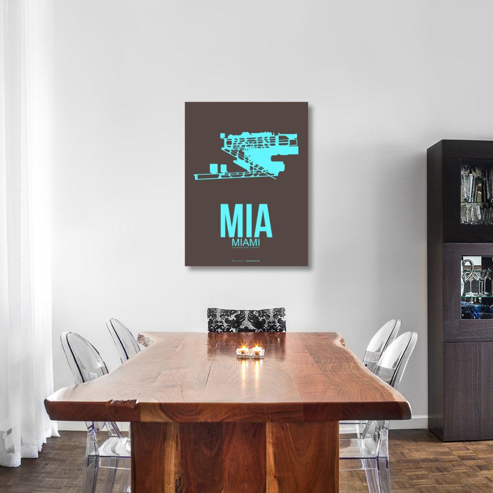 "MIA Miamy Poster 2" Fine Art Print