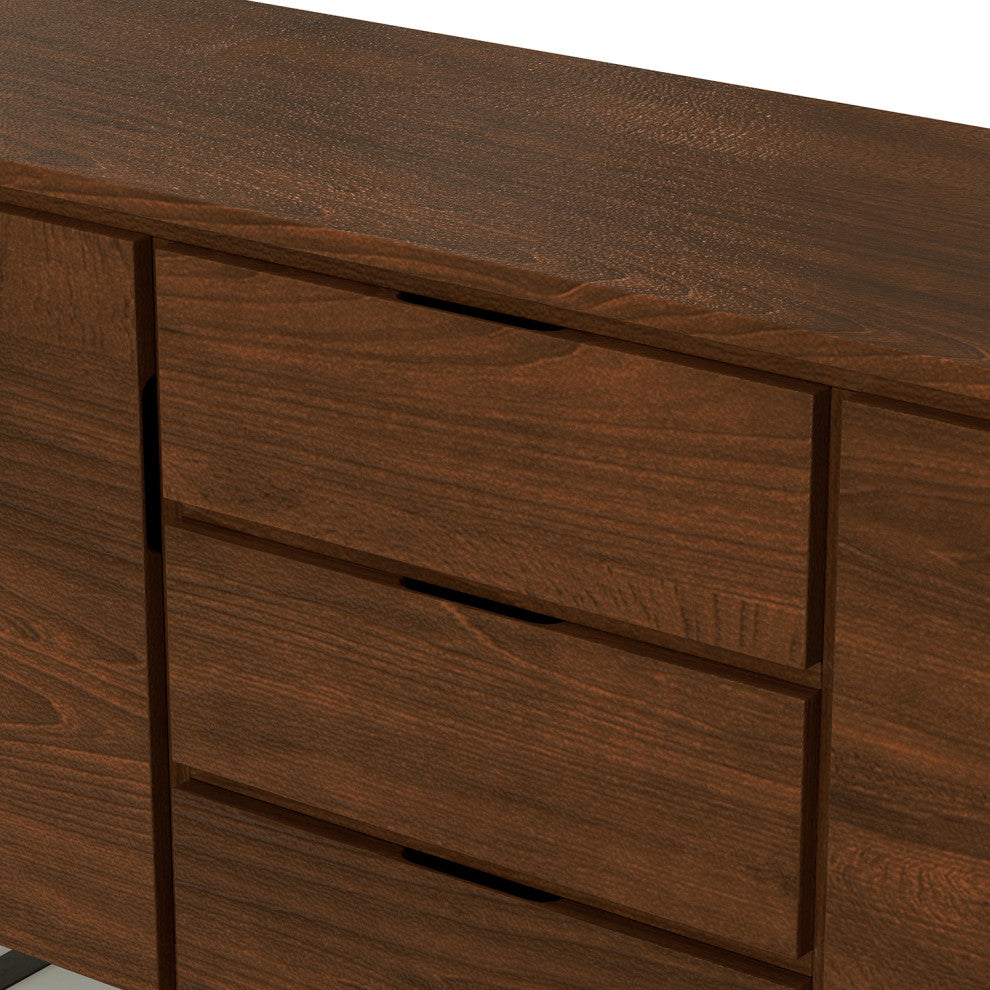 Lowry Sideboard Buffet, Walnut Veneer