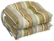 16" Polyester Outdoor U-Shaped Tufted Chair Cushions, Set of 6, Mcshetla Hazel