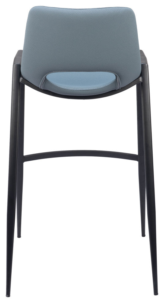 Desi Barstool Chair, Set of 2 Blue