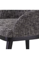 Upholstered Classic Dining Armchair | Eichholtz Costa, Black