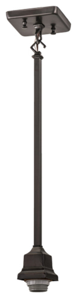 Meyda Lighting 52383 22"H Craftsman Brown On Brass 1-Light Pendant Hardware