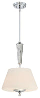 Lusso 2-Light Inverted Pendant, Chrome