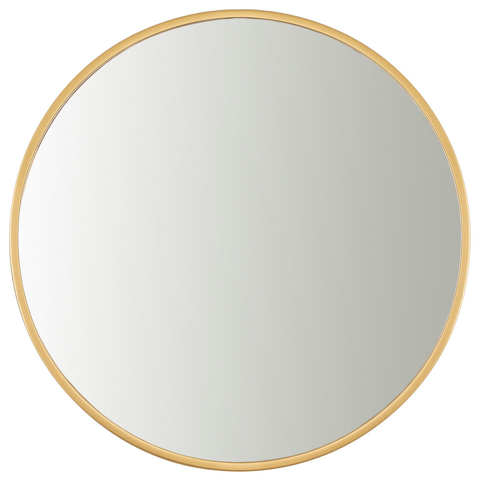 Utopia Alley Wall Mounted Mirror- Wall Hanging Mirror Decoration, Gold