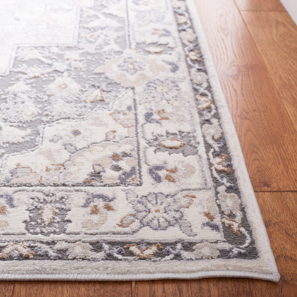Safavieh Eternal Collection ETL206F Rug, Grey/Ivory, 9' X 12'