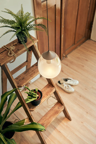 MIST LED Pendant, Cocoa, Large