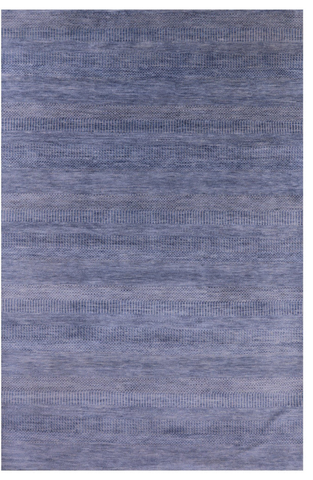 6' 0" X 9' 0" Savannah Grass Wool and Silk Handmade Rug Q11959