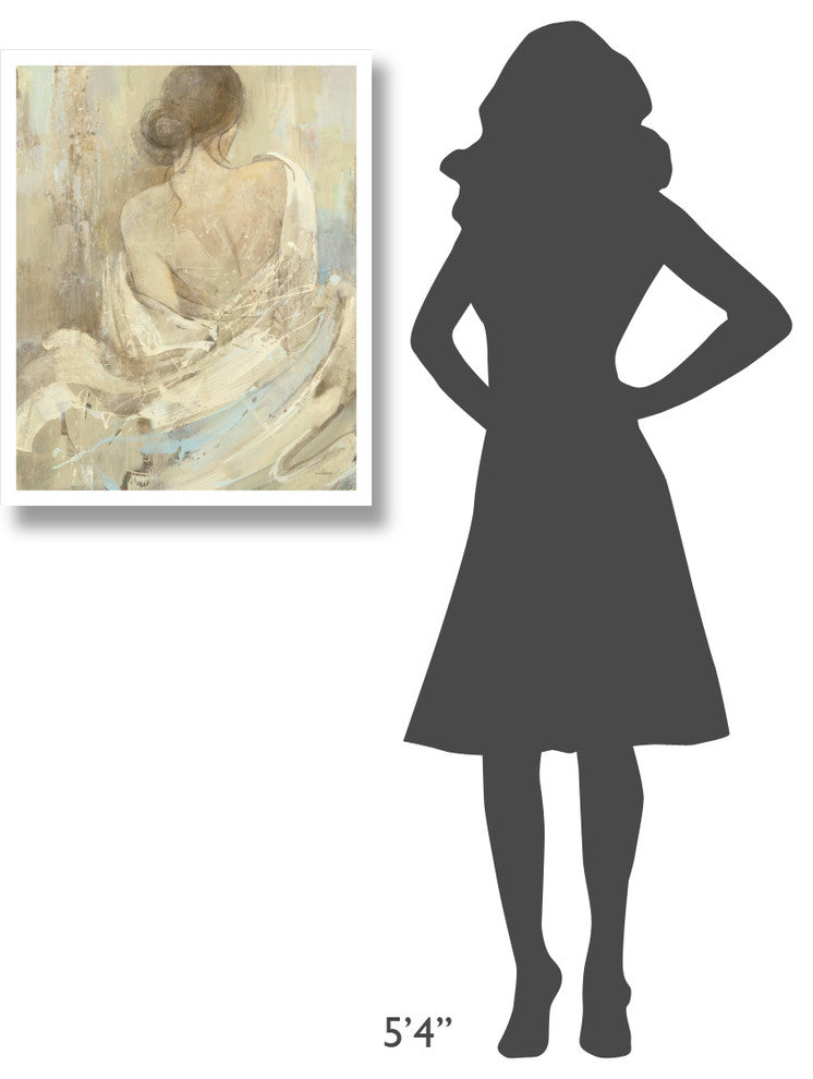 "Abstract Figure Study I" Digital Paper Print by Albena Hristova, 24"x30"