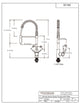 Kitchen Faucet  with Dual Function Spray Head, Stainless Steel