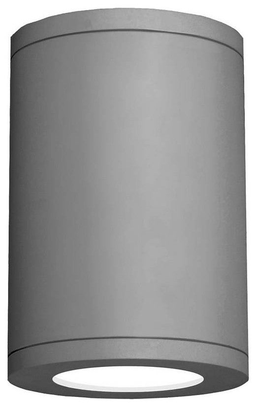 WAC Lighting Tube 7" Wet Rated LED Flush Mount 3K Spot Beam 90CRI in Graphite