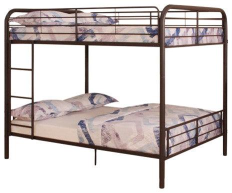 Bristol Full-Over-Full Bunk Bed, Dark Brown