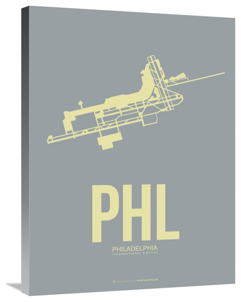 "PHL Philadelphia Poster 1" Fine Art Print