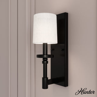 Briargrove Matte Black 1-Light Sconce Wall