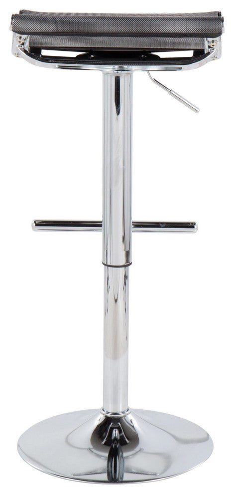 Mirage Ale Bar Stool, Chrome, Silver Mesh