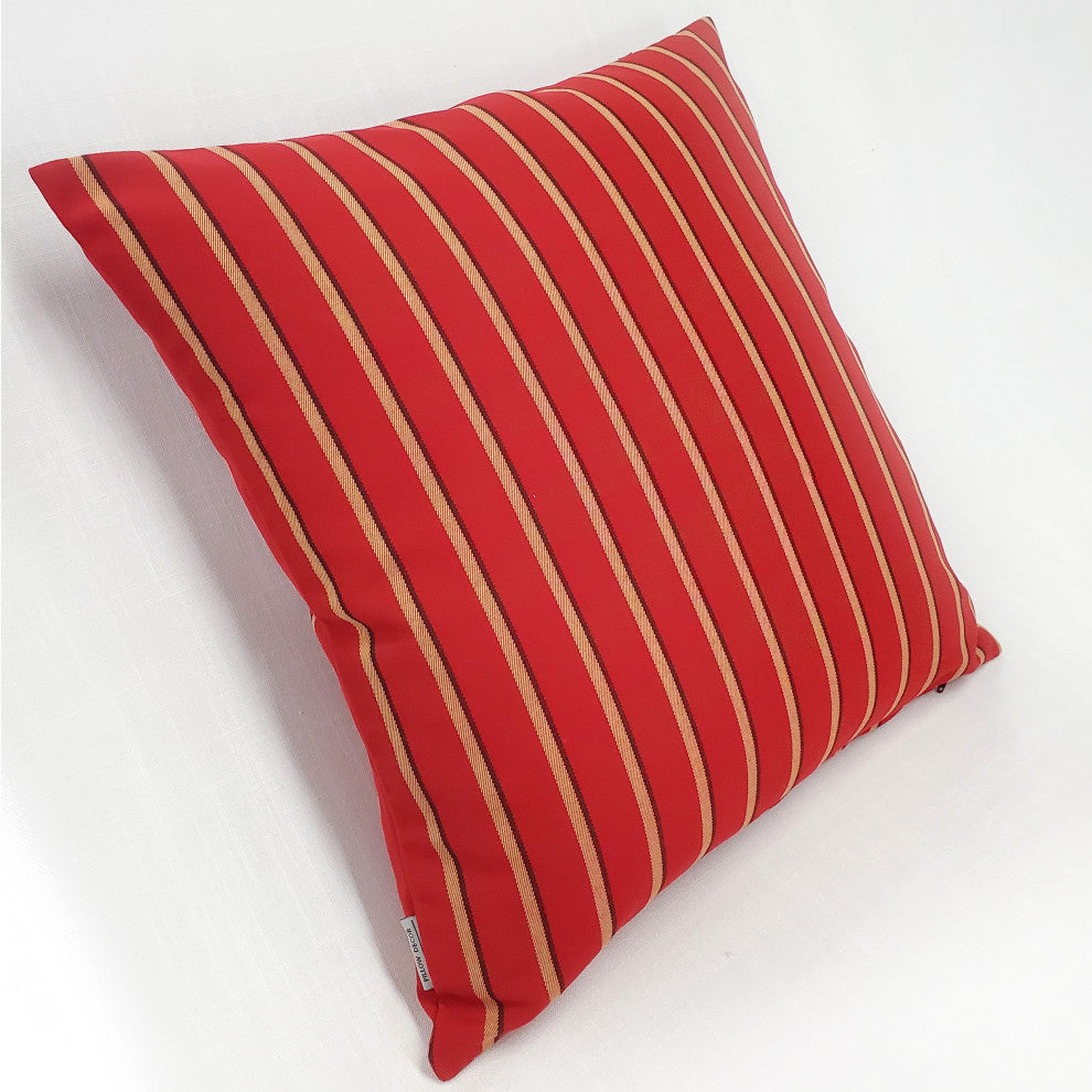 Sunbrella Harwood Crimson Outdoor Pillow 20x20
