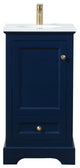 Elegant VF15518BL 18"Single Bathroom Vanity, Blue