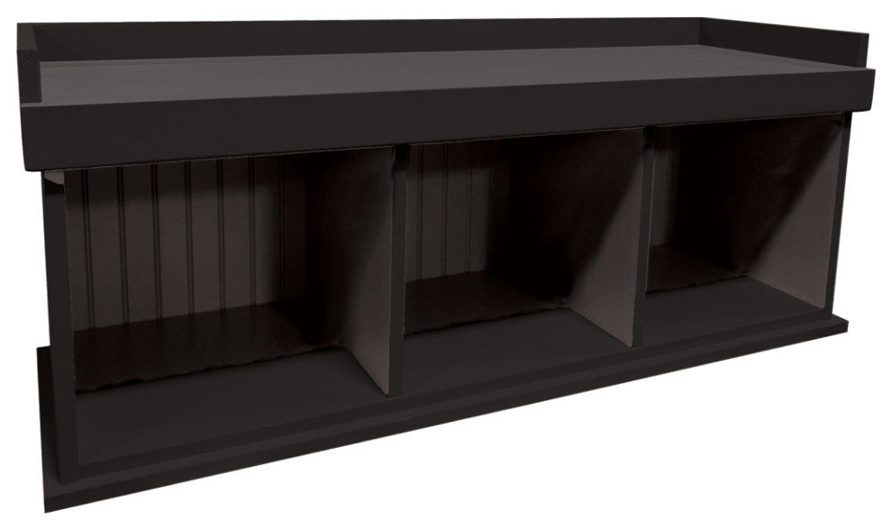 Cubby Bench, Black