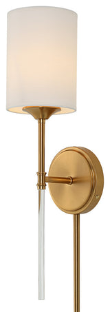 Awyr 1 Light Brass Sconce