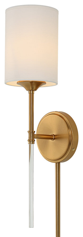 Awyr 1 Light Brass Sconce