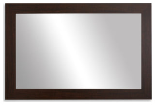 Pendleton Framed Wall Mirror, Walnut, 36" X 54"