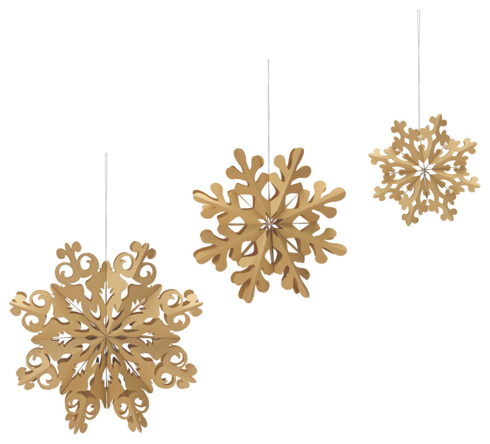 Paper Snowflake Ornament, Set of 6
