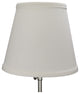 Fenchel Shades 5"x8"x7" Brass Bulb Clip Attachment Empire Lamp Shade, Linen Crea