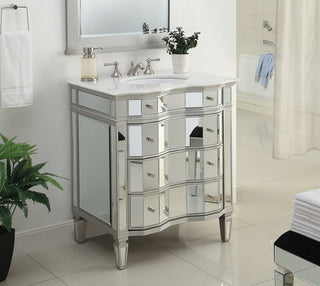 30" Mirror Reflection Ashley Bathroom Vanity BWV025-30BS