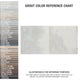 Kings Luxe Tradition Square Silver Ceramic Wall Tile