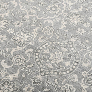 Nuit Arabe Elm Area Rug Ice Blue, 2' X 3'