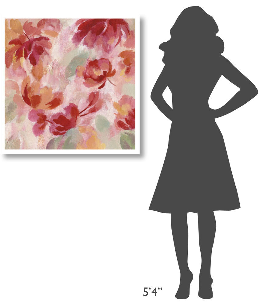 "Spring Galore III" Digital Paper Print by Silvia Vassileva, 32"x32"