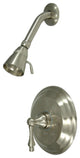 Kingston Brass Shower Faucet, Brushed Nickel