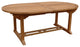 Bahama 117" Oval Extension Table w/ Double Extensions