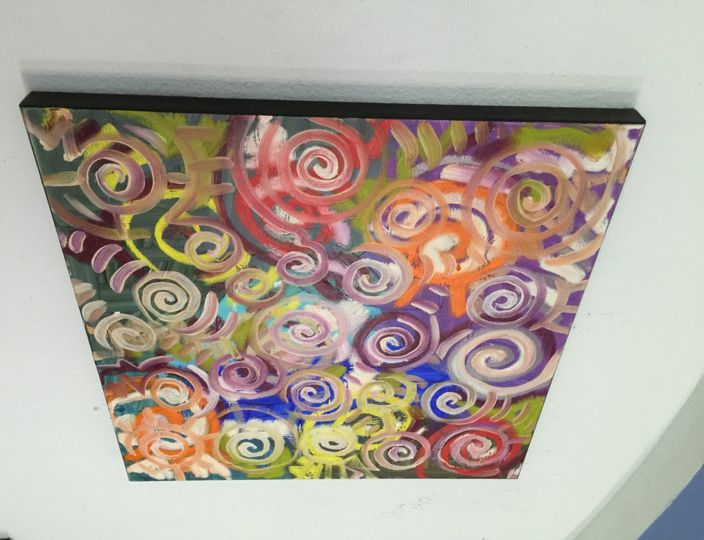 Abstract Art Painting 24"x24" by Matt Pecson