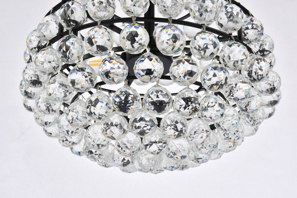 Seren 16" Pendant, Black