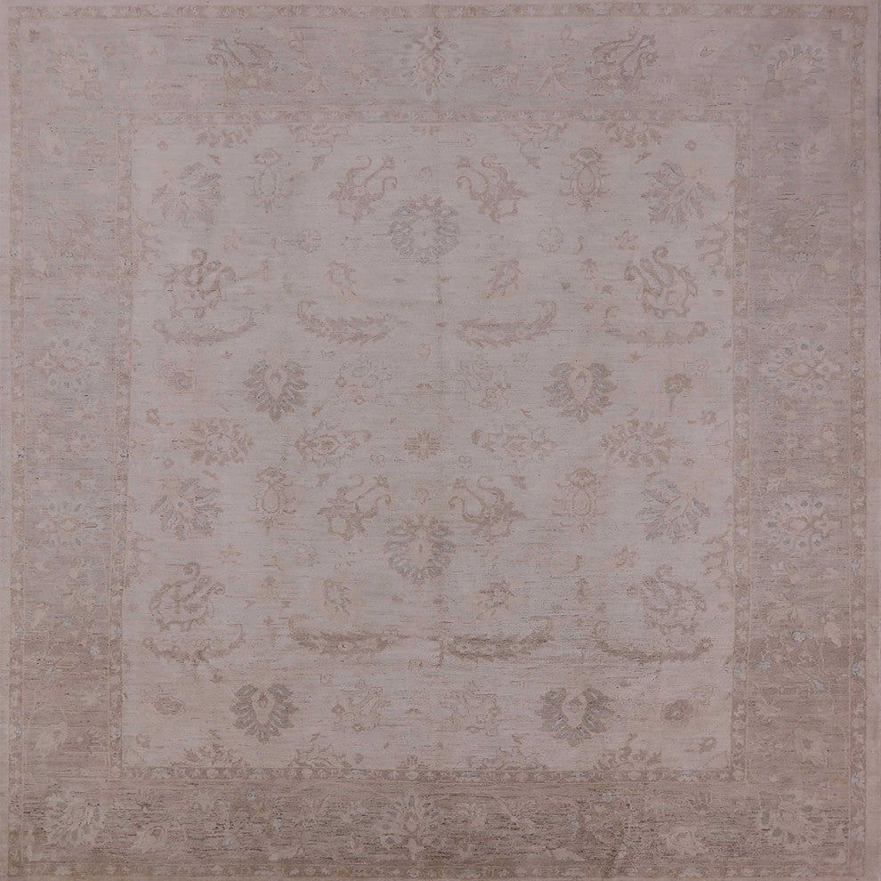 Ahgly Company Indoor Square Mid-Century Modern Area Rugs, 8' Square