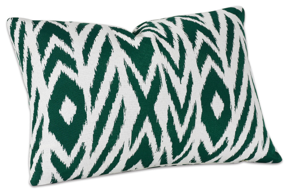 12"x18" Pacifica Lumbar Throw Pillow by Astella, Fire Island Jade