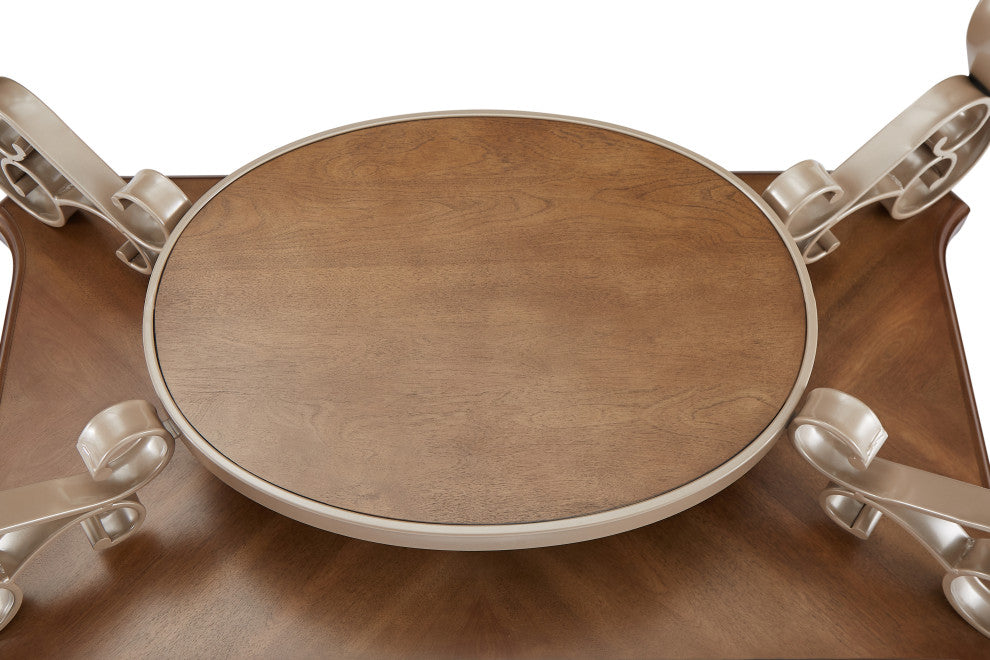 Gewnee Cocktail Table, marble paper top