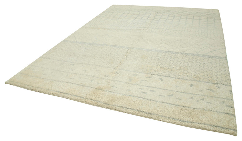 Rug N Carpet - Handmade Decorative 9' 0'' x 12' 0'' Moroccan Area Rug