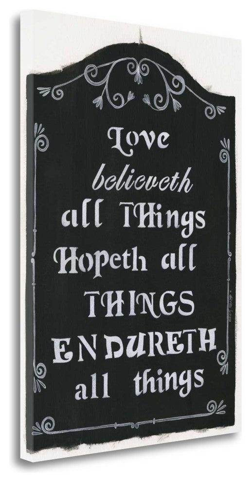 "Love Believeth" By Cindy Shamp, Giclee Print on Gallery Wrap Canvas