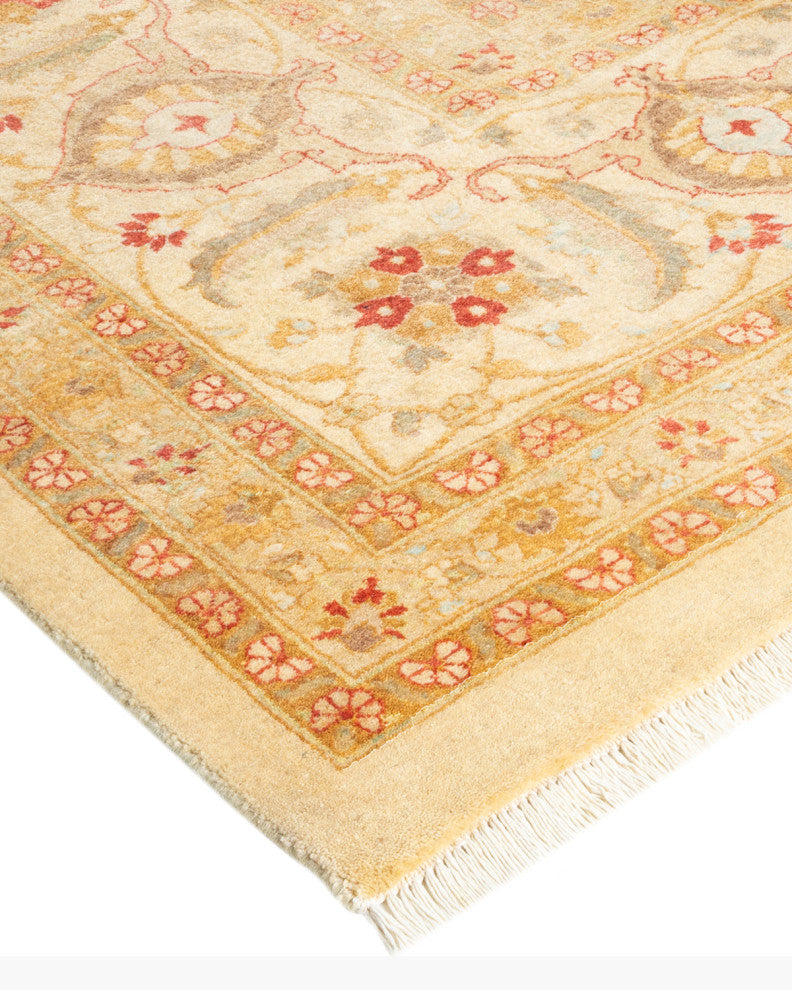 Mogul, One-of-a-Kind Hand-Knotted Area Rug Ivory, 9' 2" x 12' 1"