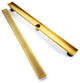 Stainless Steel Rectangular Linear Shower Floor Drain, Gold, 36"